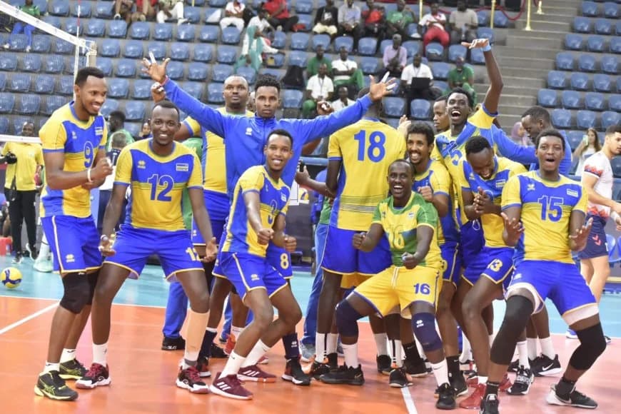 Volleyball: U Rwanda rwivunnye Tanzania rubona itike ya ¼ mu Gikombe cy'Afurika