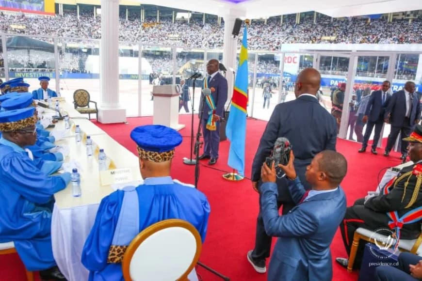Tshisekedi sworn in as the President of DR Congo for his second term