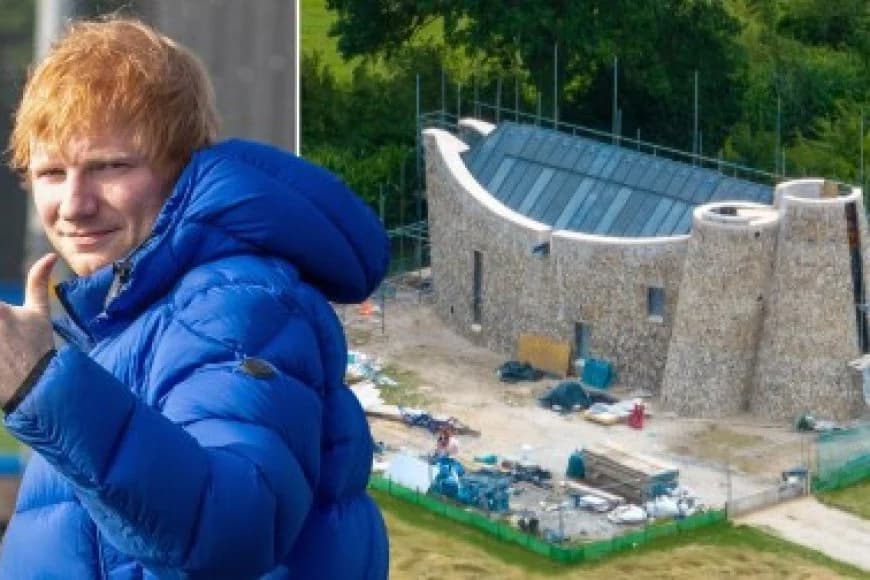 Ed Sheeran yavuze impamvu ari kubaka imva ye