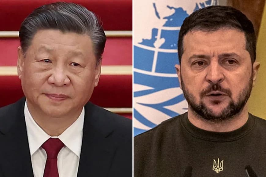 Bwa mbere kuva intambara yatangira! Perezida Xi yaganiriye na Zelensky wa Ukraine