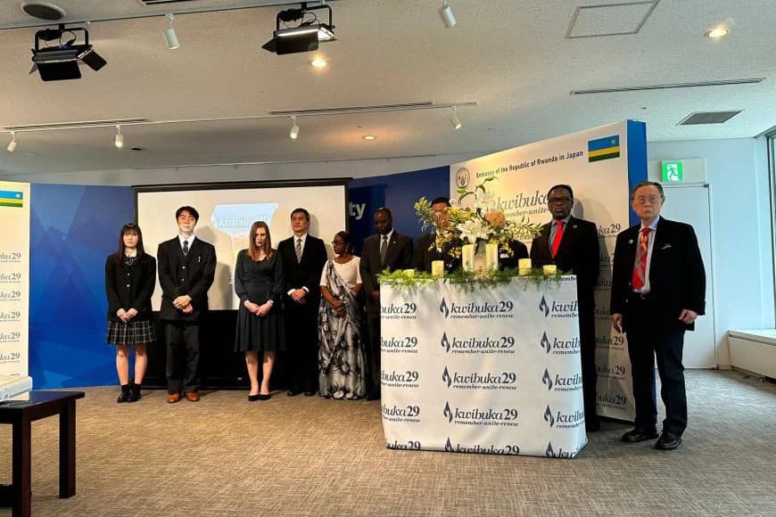Japan: Abanyarwanda n'inshuti zabo bibutse ku nshuro ya 29 Jenoside yakorewe Abatutsi