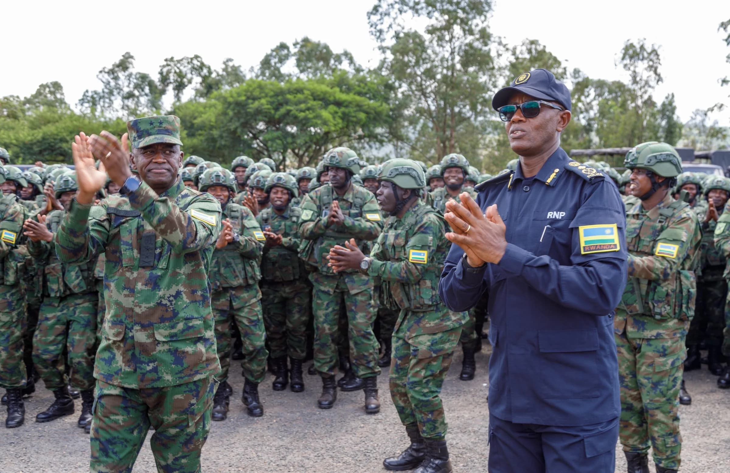 Maj Gen Vincent Nyakarundi briefs new contingent set to deploy in Mozambique