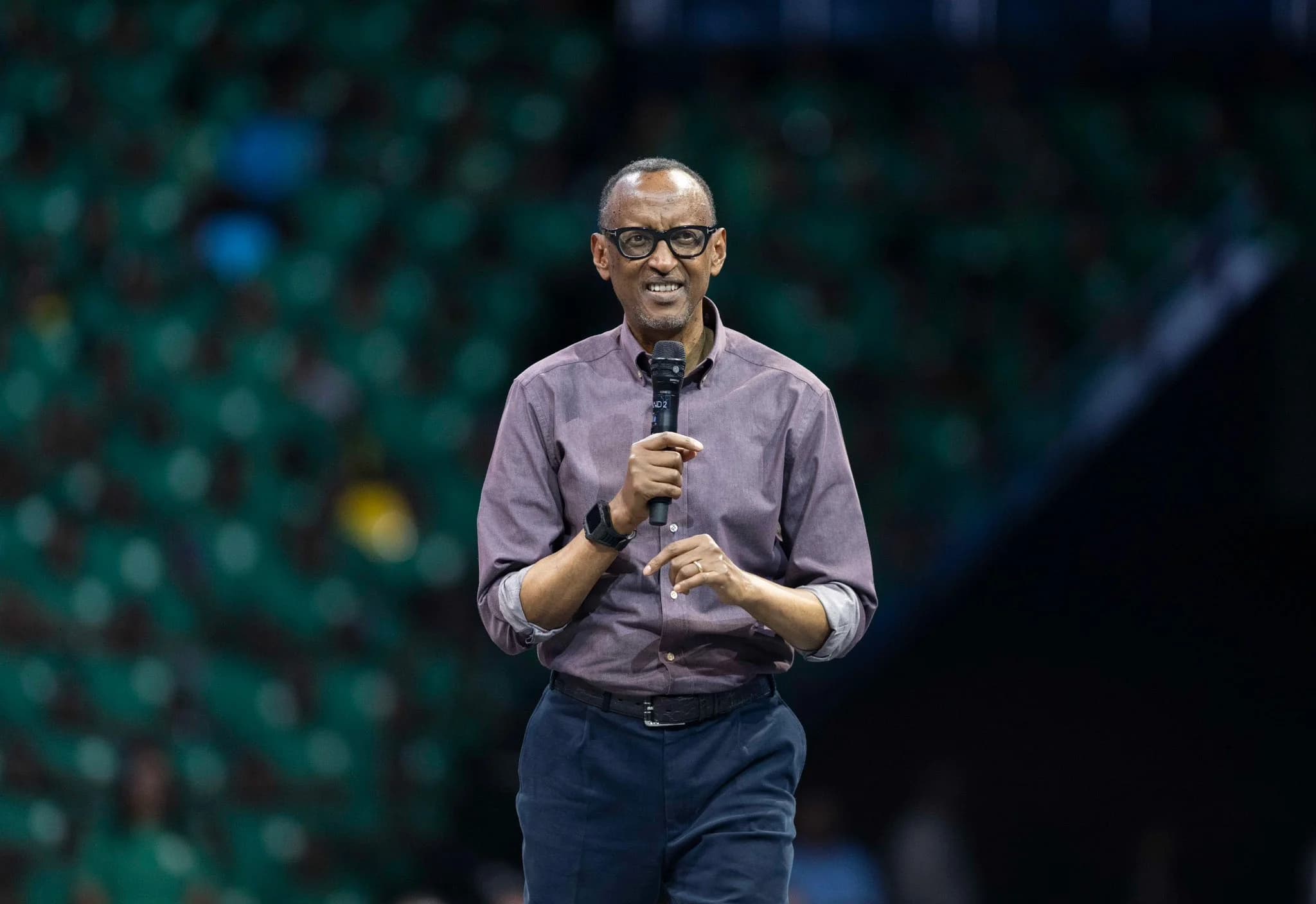 President Kagame inspires youth to work together for country development