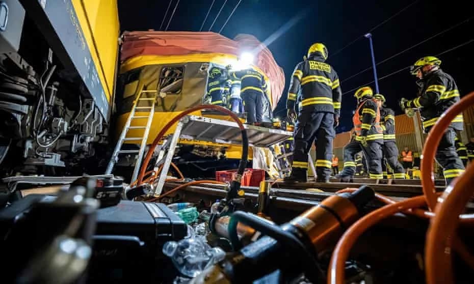 Tragic Train Collision in Pardubice: Four Dead and Dozens Injured.