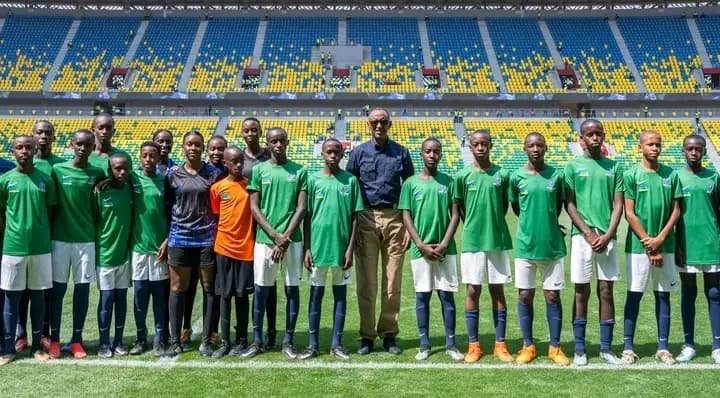President Kagame Tours Newly Renovated Amahoro Stadium