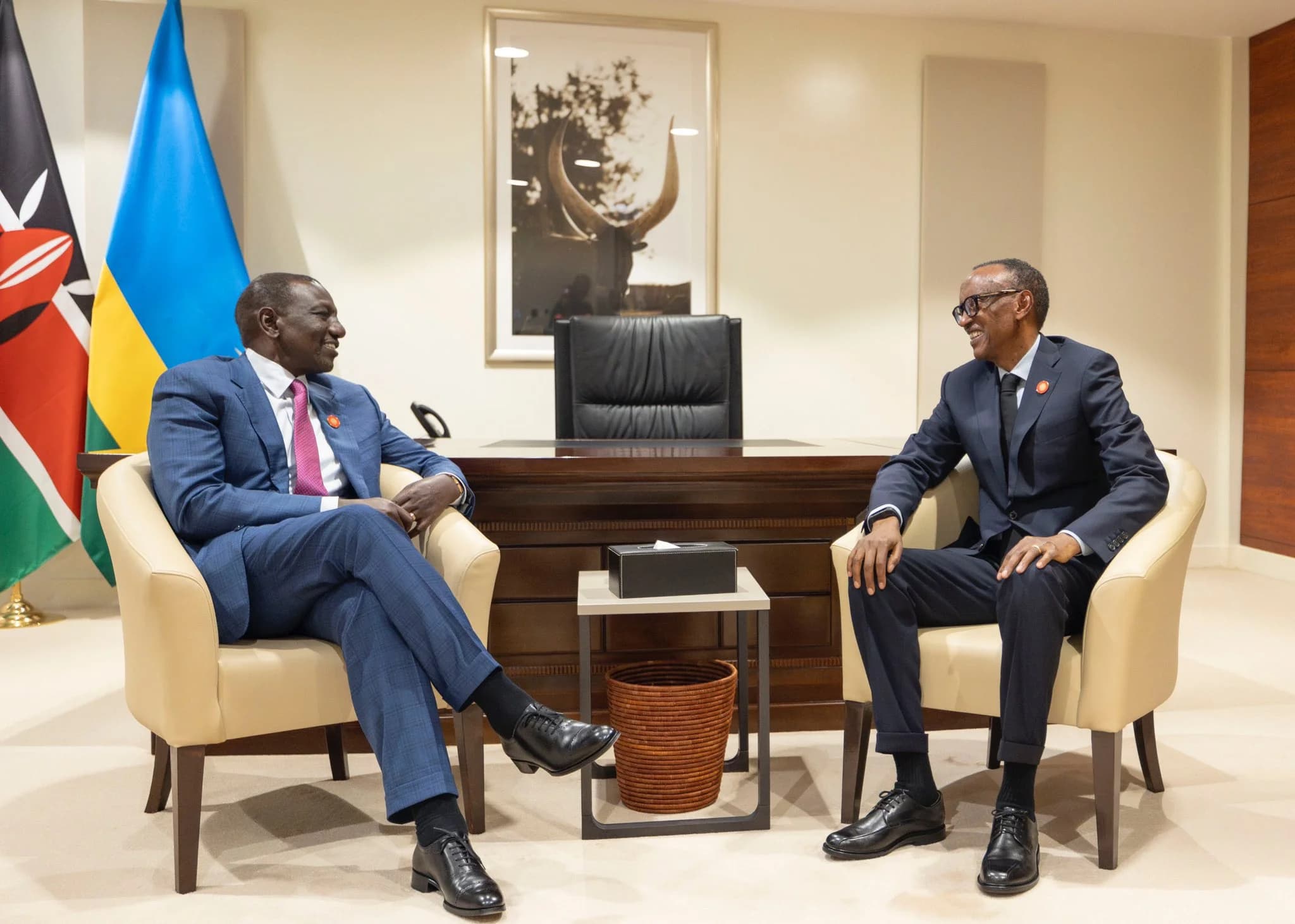 President Paul Kagame Meets with African Counterparts
