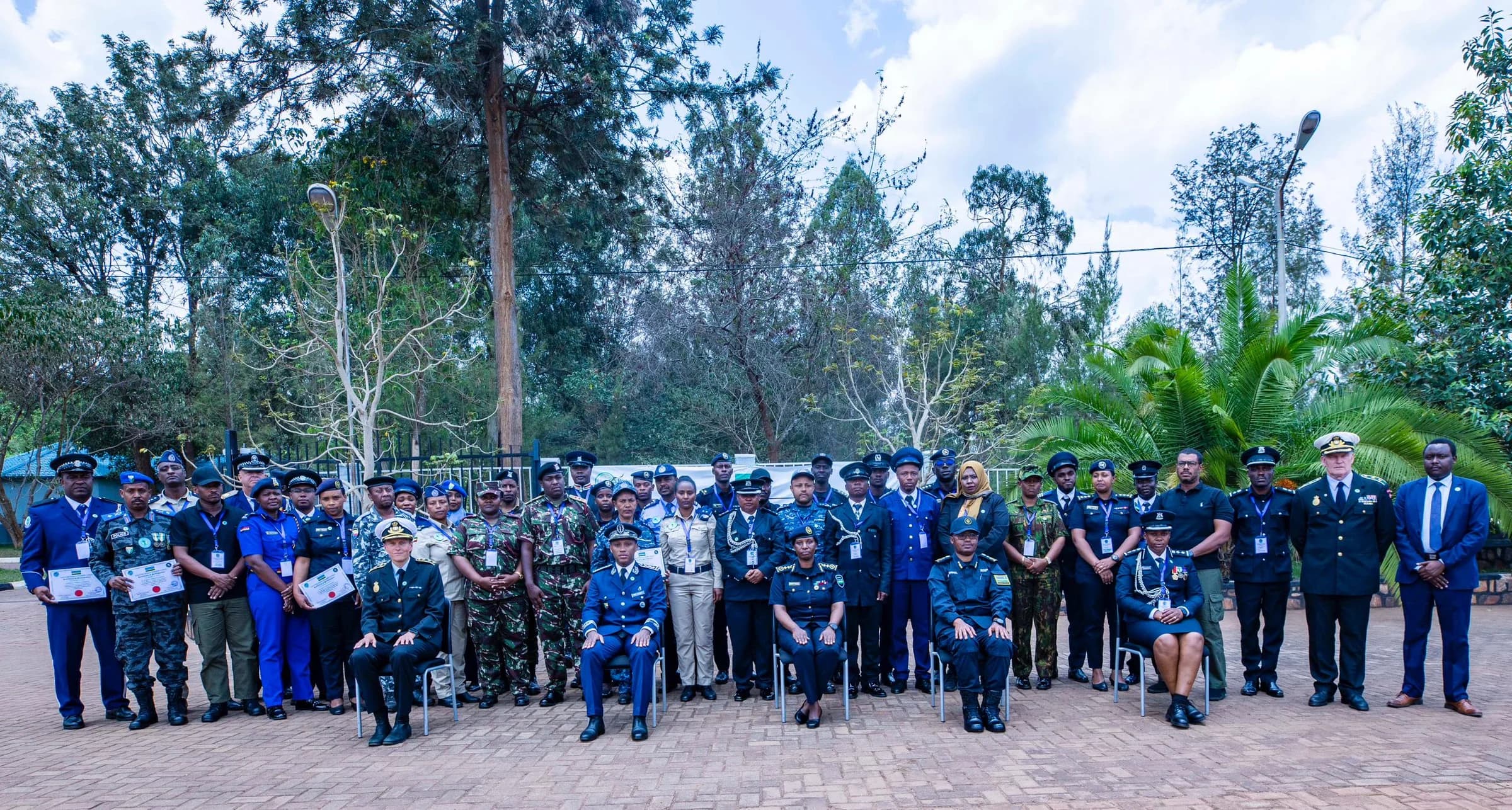 33 law enforcement officers from eight  countries complete AU peace operations course in Rwanda