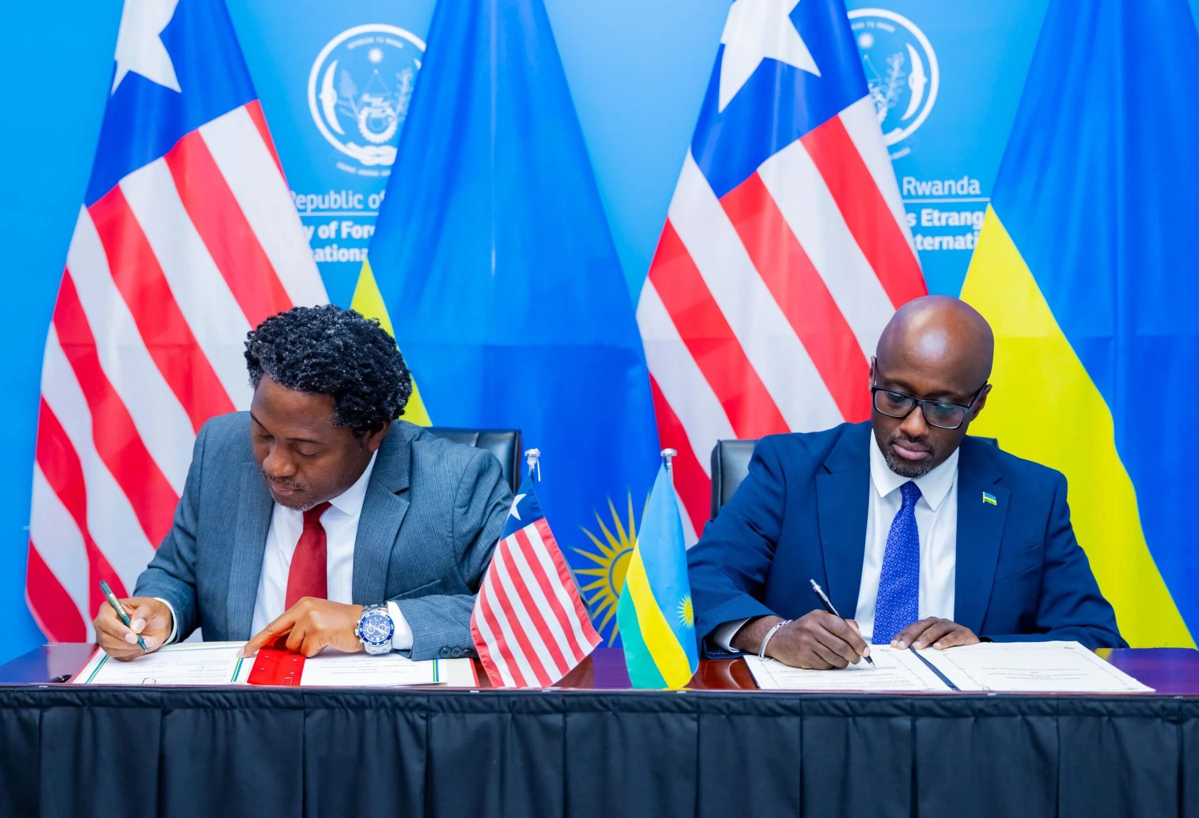 Rwanda, Liberia Sign a General Cooperation Agreement