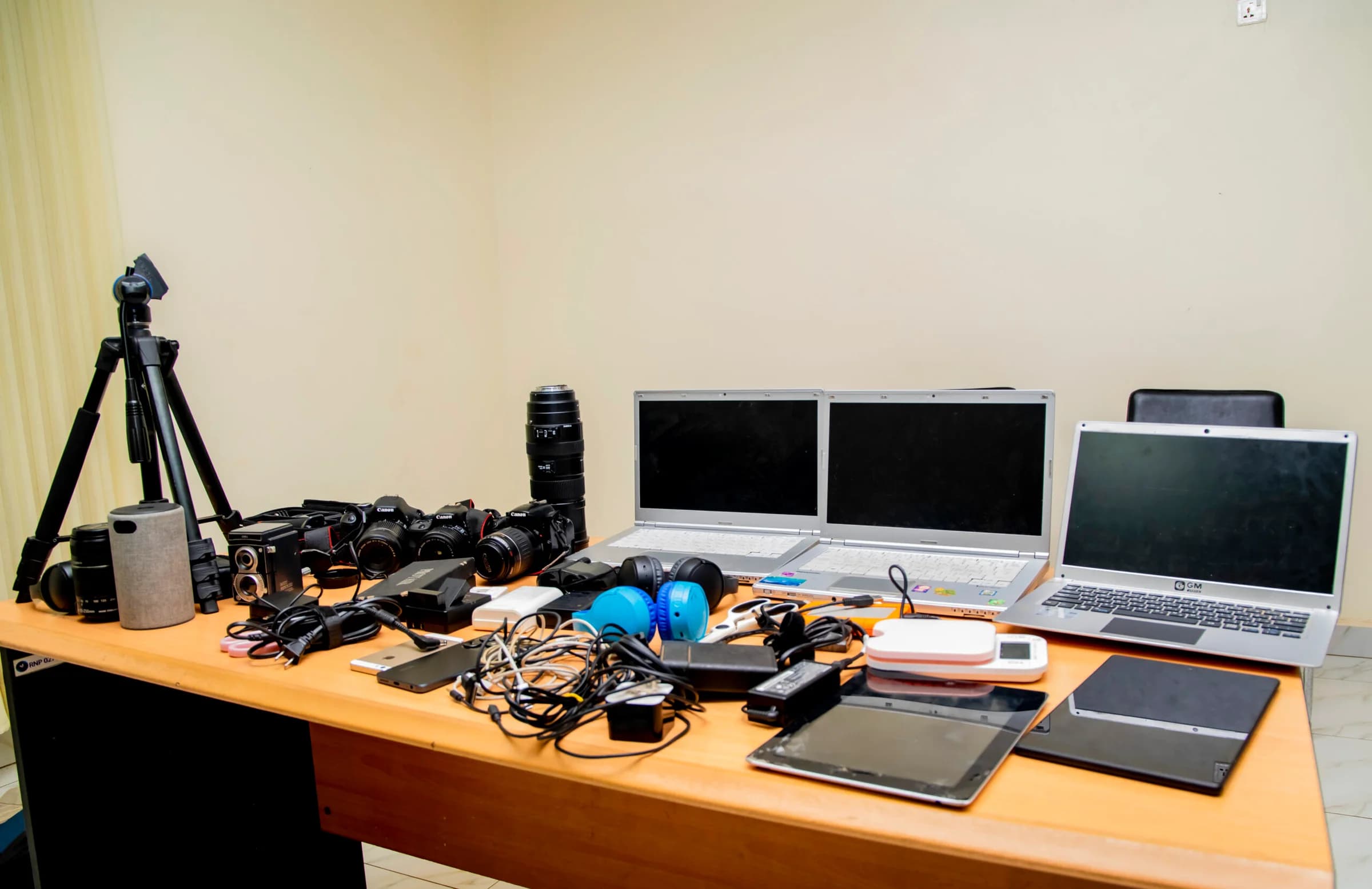 Police recovers stolen electronics in Kigali