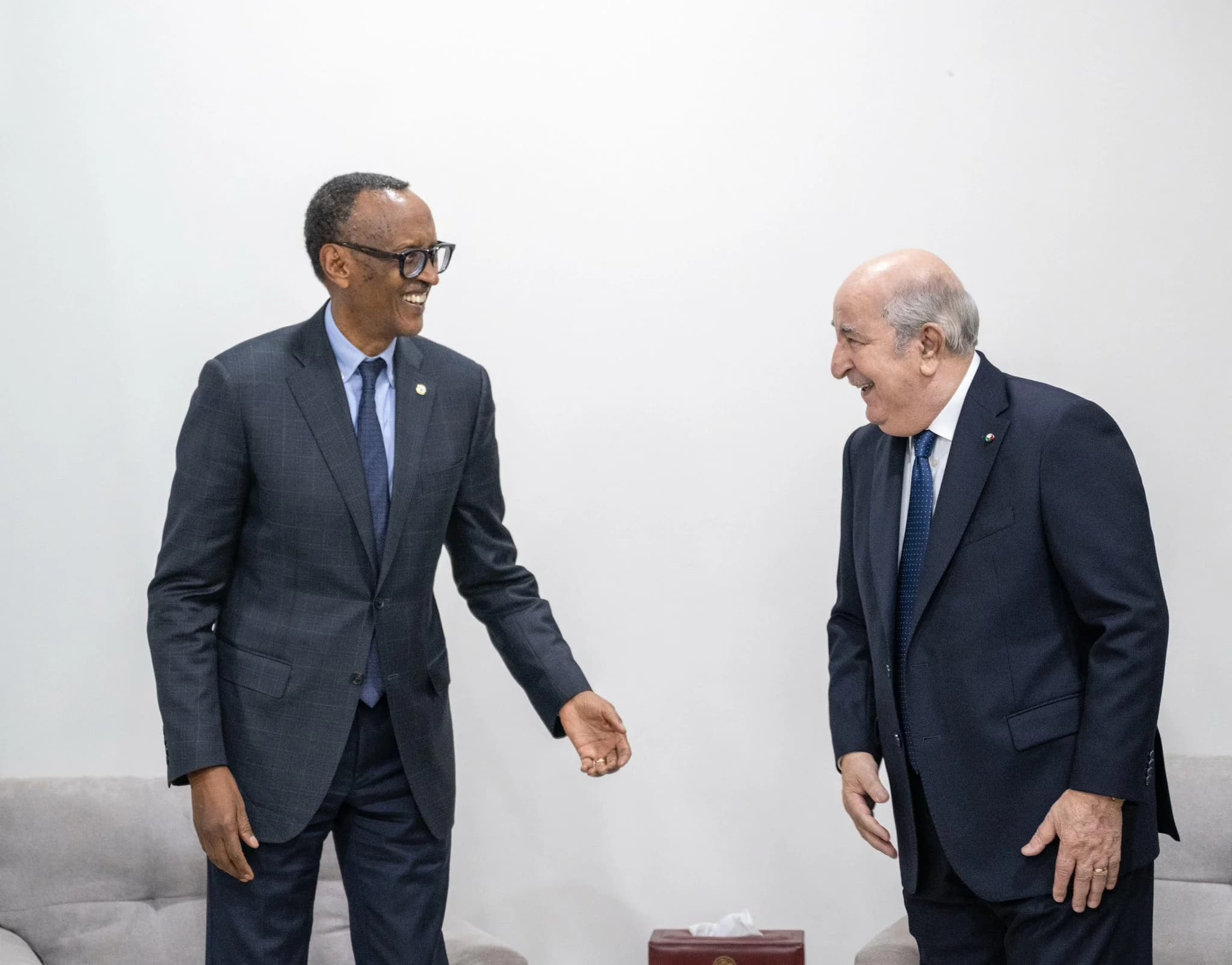 President Kagame, Algerian Counterpart Discuss Ways to Strengthen Cooperation