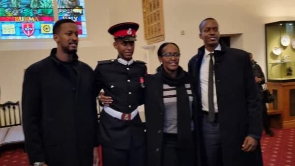 Brian Kagame Completes Military Training at Sandhurst Military Academy