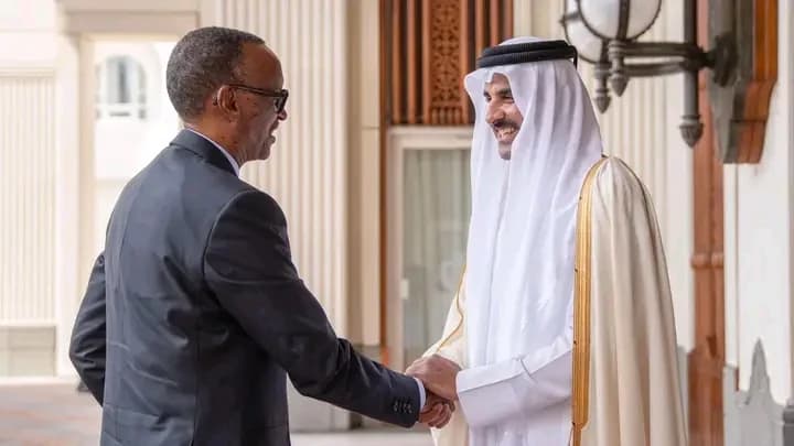 President Kagame, Qatar Emir discuss bilateral relations