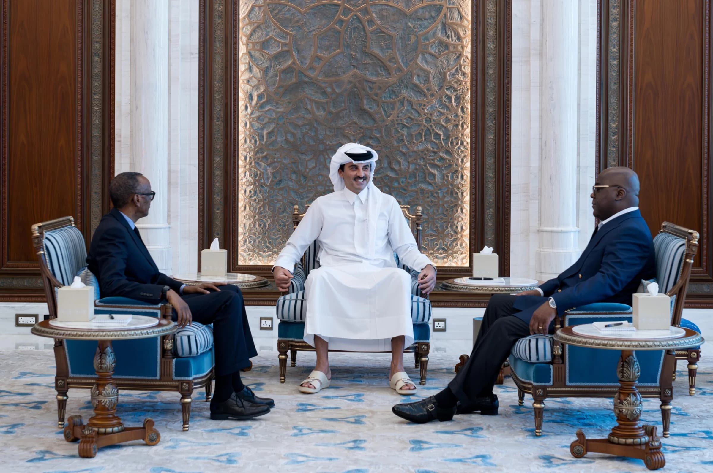 President Kagame, Tshisekedi meet in Doha to discuss crisis in Eastern DRC