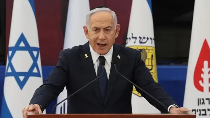 Netanyahu says winning war is more important than freeing hostages, families react angrily
