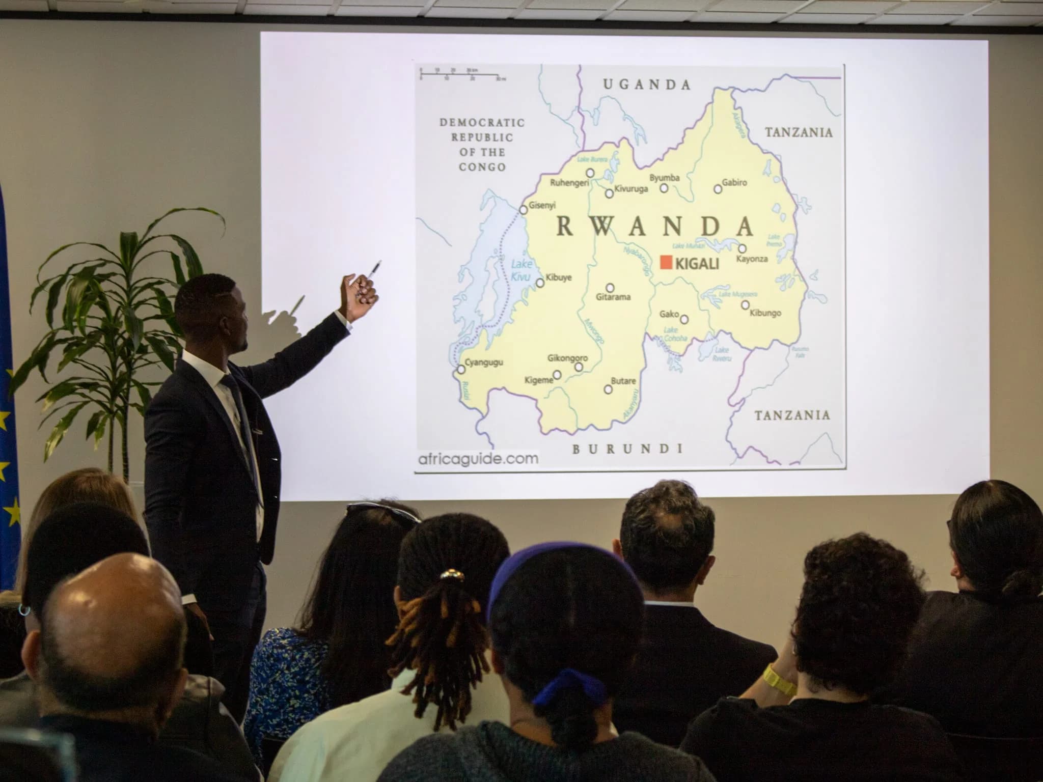 Rwandan diaspora delivers lecture at Auckland University of Technology on country’s development journey