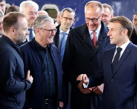 European Leaders visit Kyiv to urge Russia to agree to 30-day ceasefire
