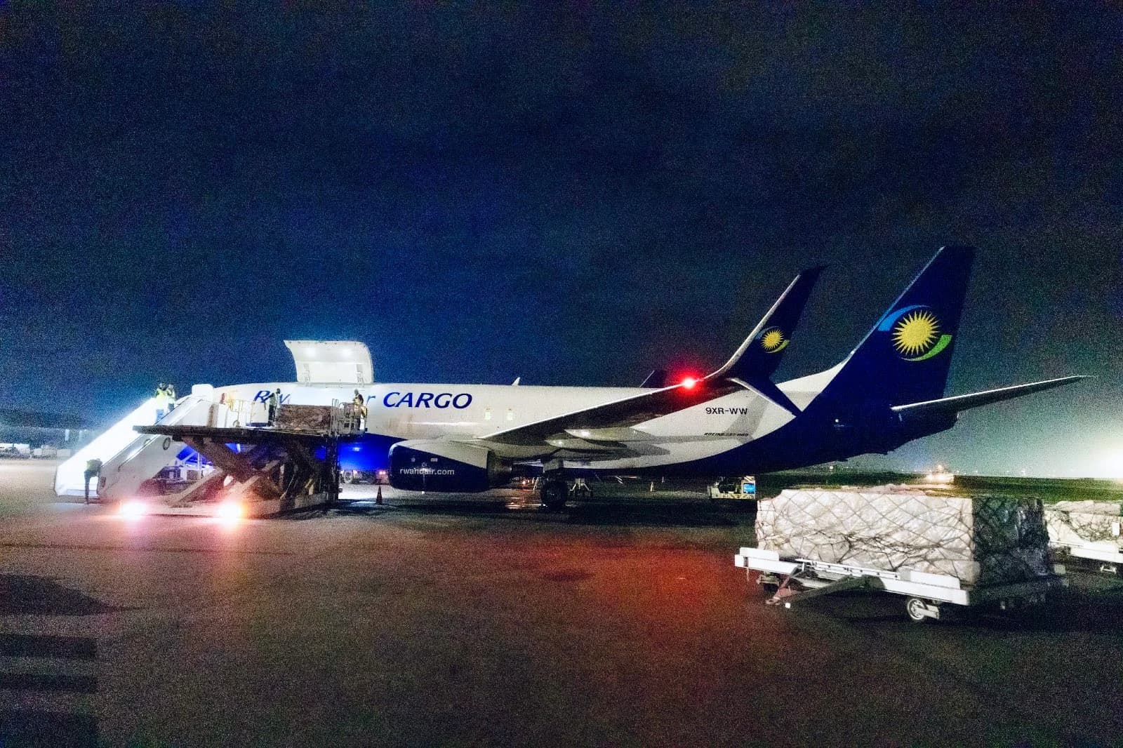 Rwanda delivers humanitarian aid to Gaza