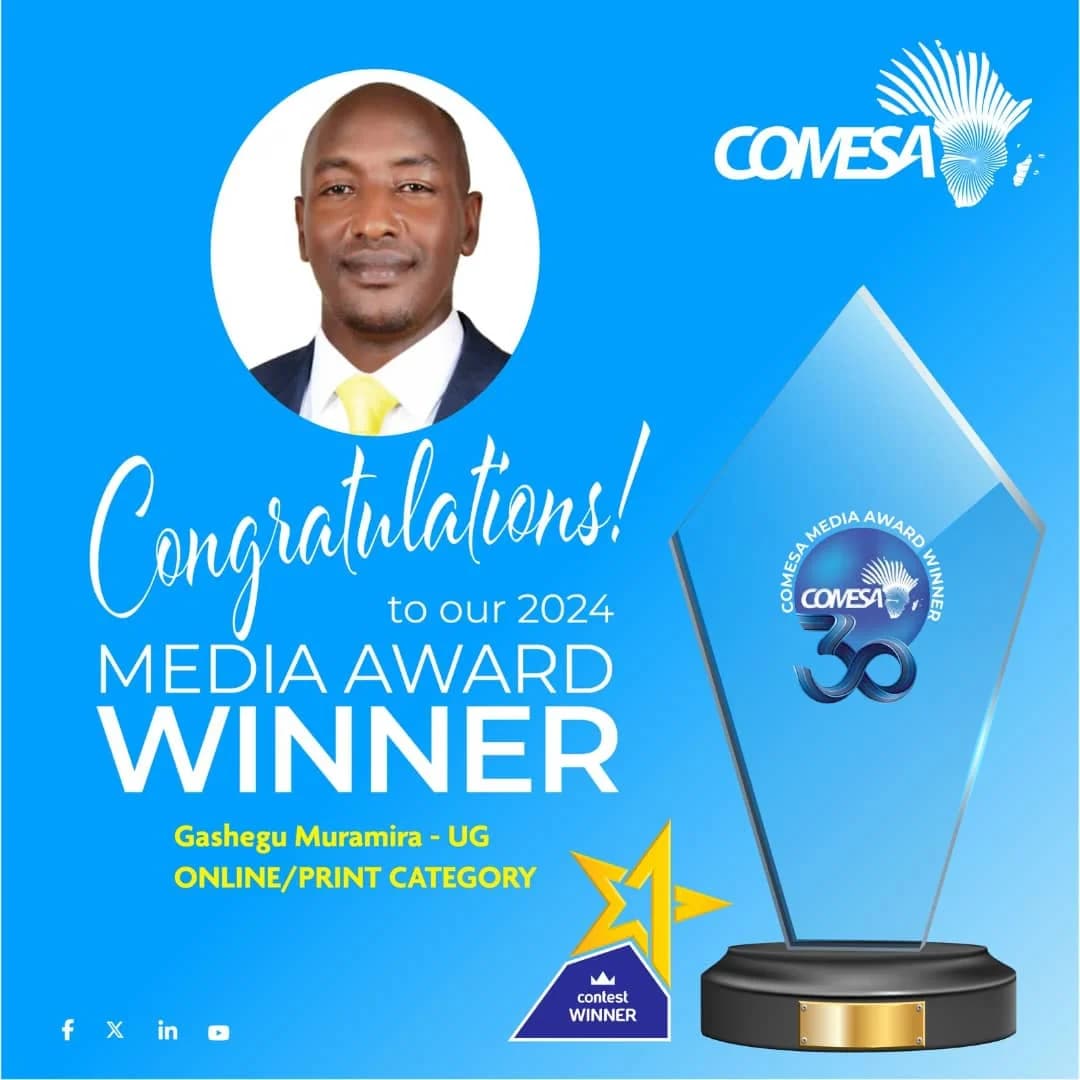 Gashegu Muramira honoured for outstanding contribution to media and leadership in Africa