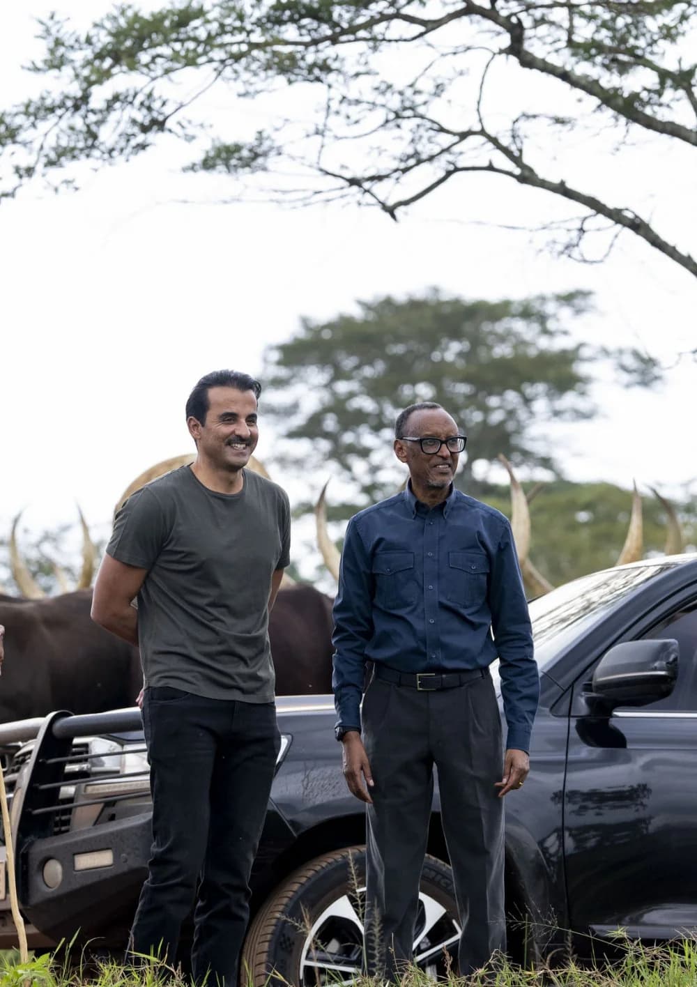 President Kagame thanks Qatari Emir for his visit to Rwanda