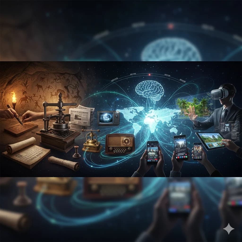From Sparks to Screens: The Amazing Journey of How We Connect, Communication meets Technology