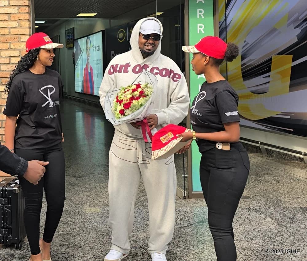 Kitoko Returns Home After 12 Years in the UK, Says “It Feels Good to Be Home”