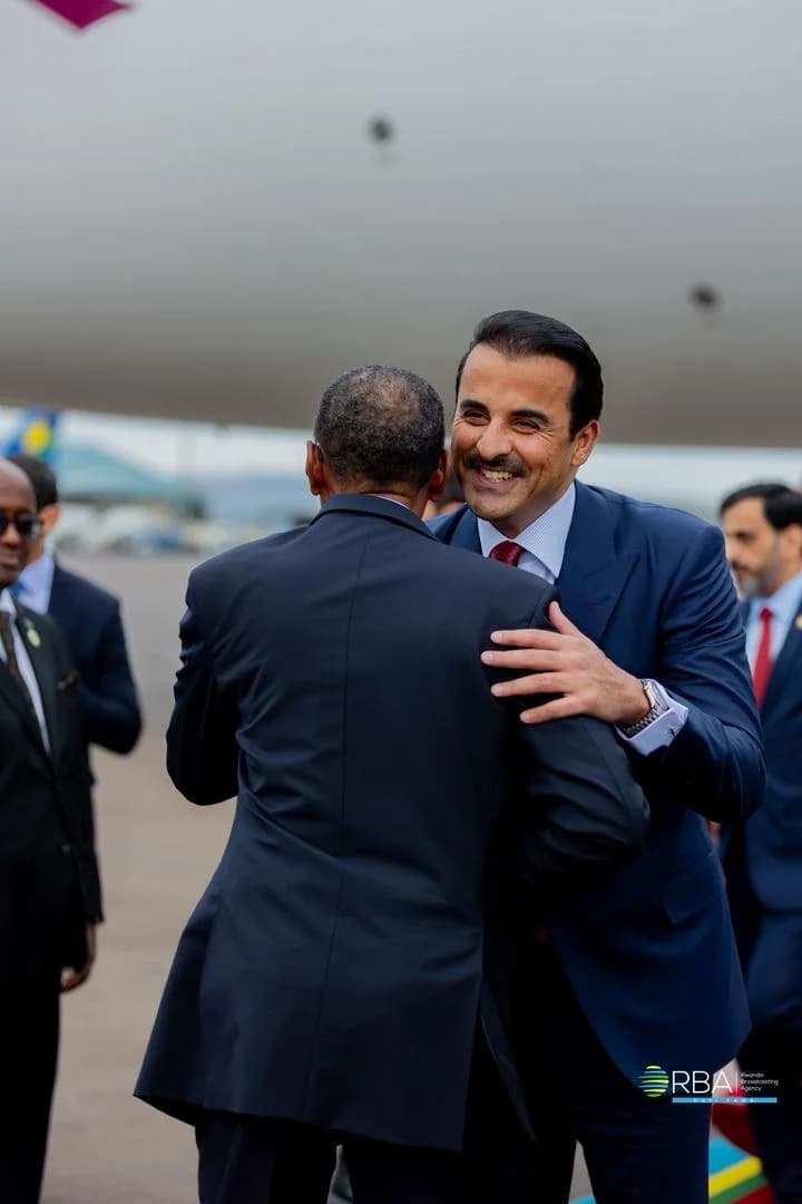 Emir of Qatar in Rwanda