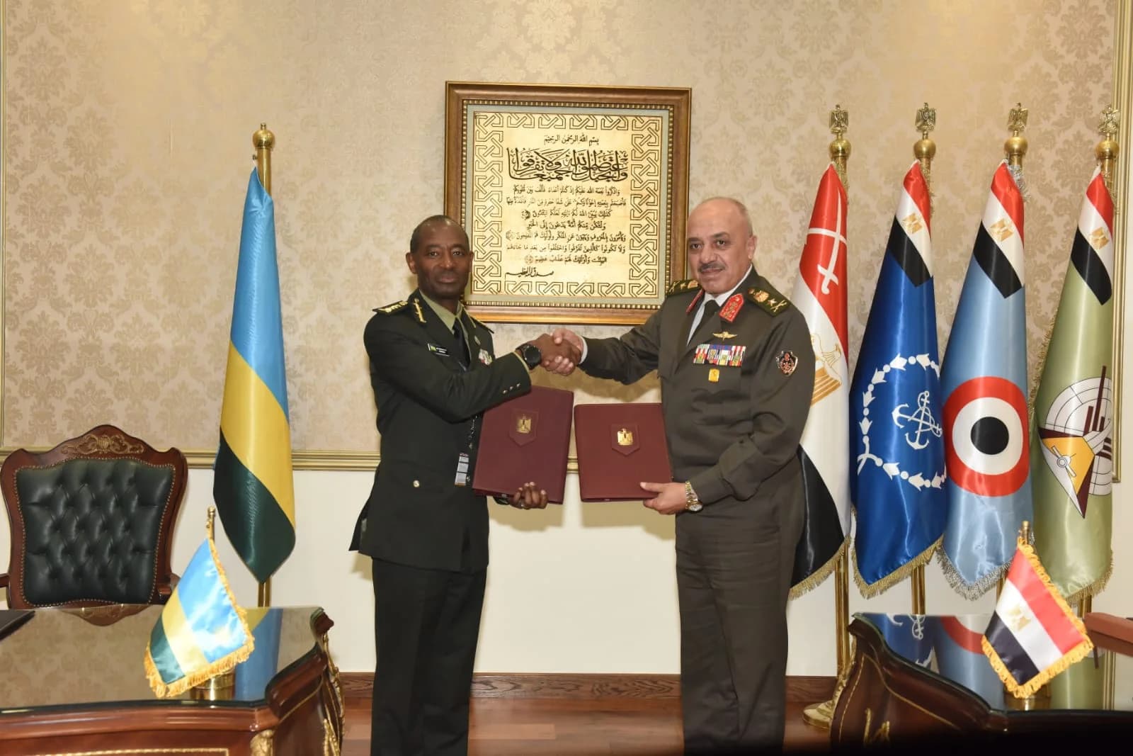 Rwanda, Egypt ink MoU on defence cooperation