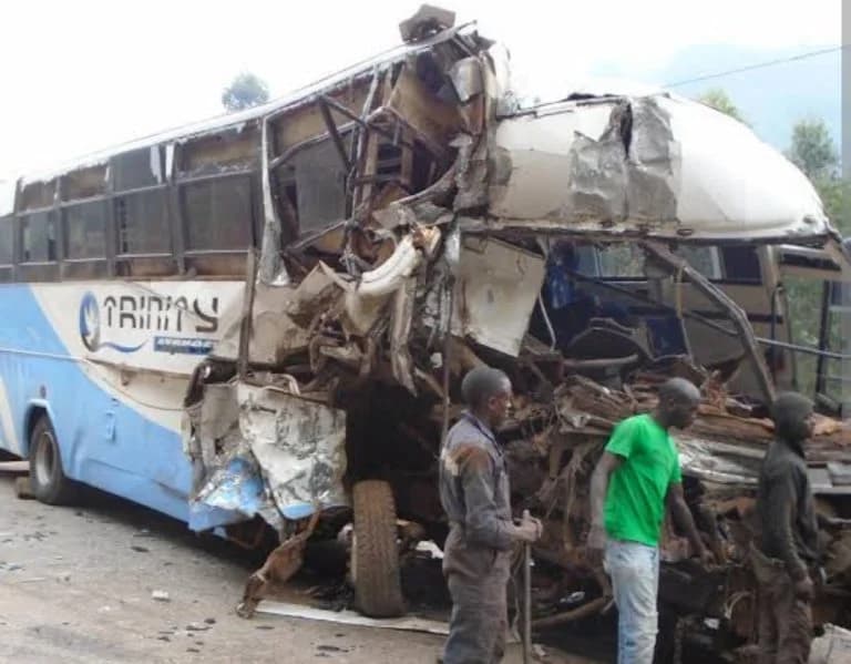 Three killed as Kampala–Kigali passenger bus crashes in Rukiga district