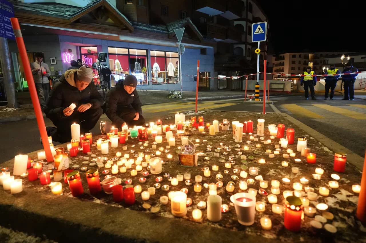 About 40 killed in New Year’s day fire at Swiss ski resort