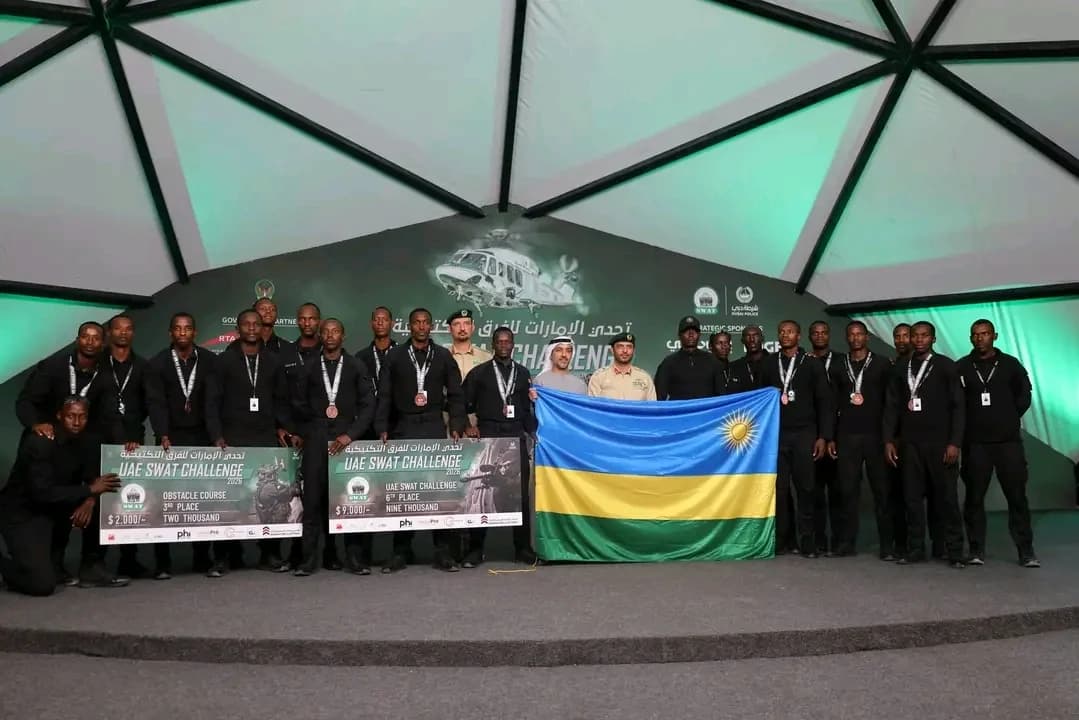 Rwanda police triumphs in UAE SWAT challenge, claims third in obstacle course