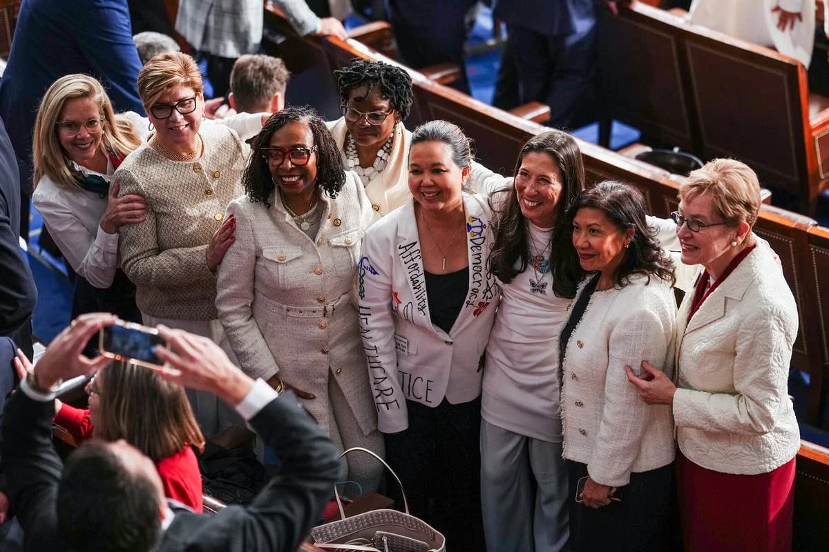 Why did Democratic congresswomen wear white at Donald Trump’s 2026 State of the Union?