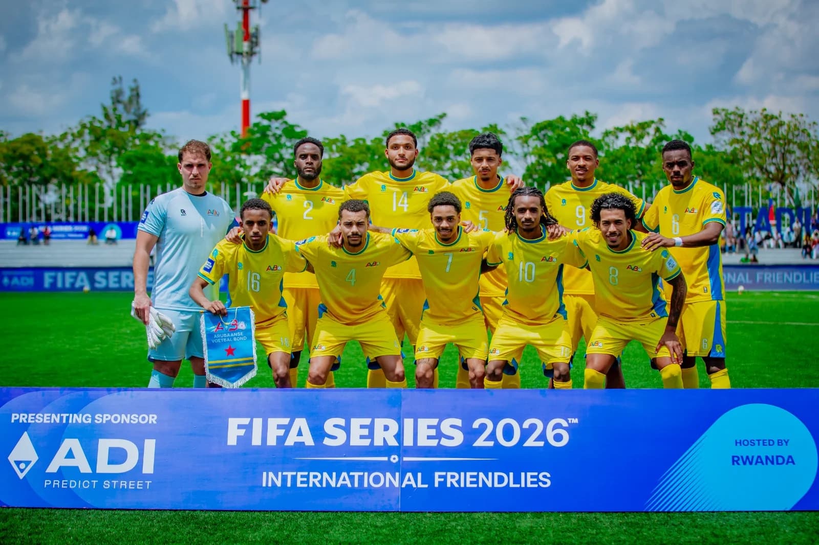 Aruba dominate Macau to top Group B at FIFA Series 2026 in Rwanda