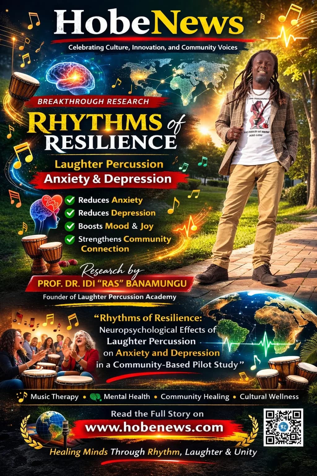Rhythms of Resilience: How laughter percussion is offering new hope in mental health research