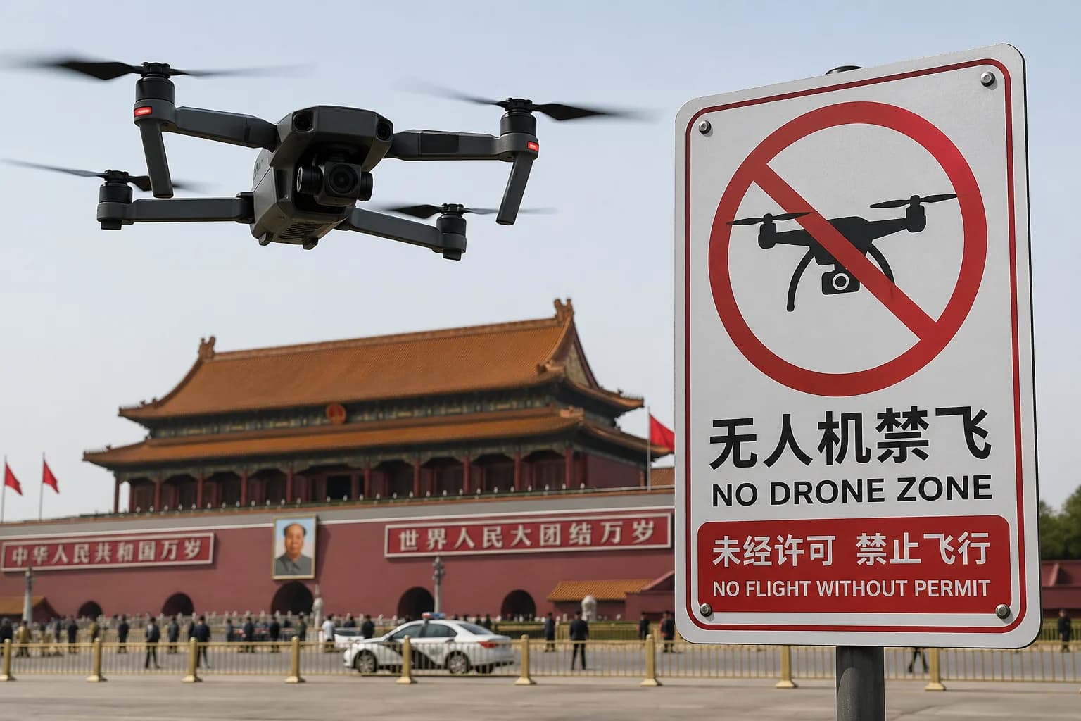 Beijing bans drone sales and tightens flight rules under new security measures