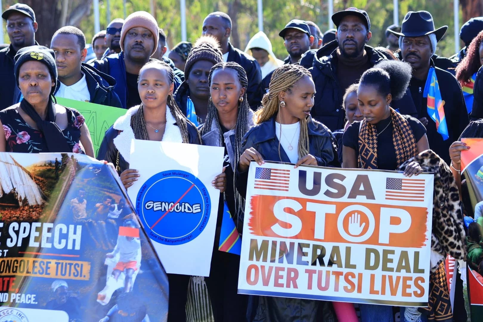 Congolese Diaspora Marches in Canberra Over Killings in Eastern DRC