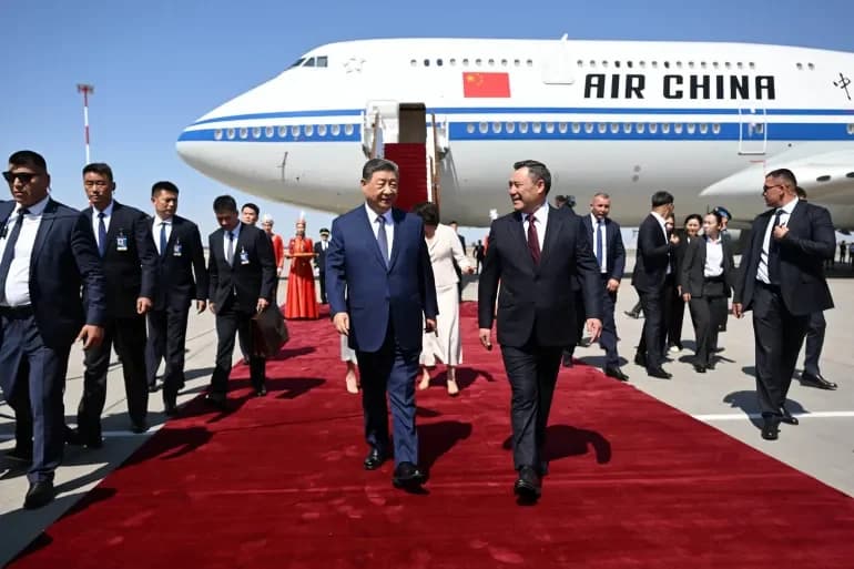Russia, China Leaders Meet in Kyrgyzstan for SCO Summit