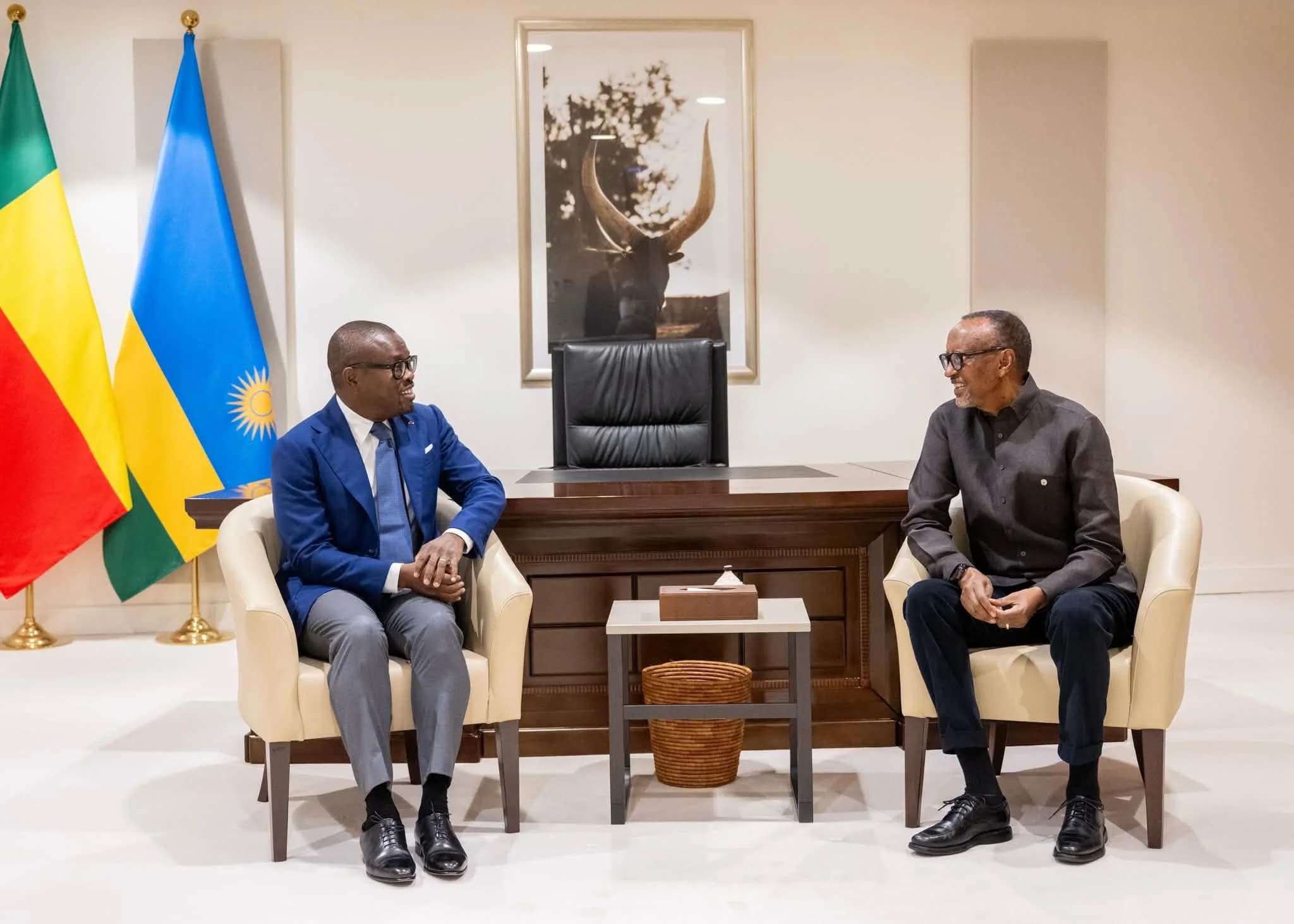 Kagame and Wadagni Call for Broader Rwanda-Benin Cooperation
