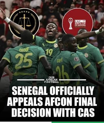 Senegal na Morocco: CAS iri kumva ubujurire ku gikombe cya AFCON 2025