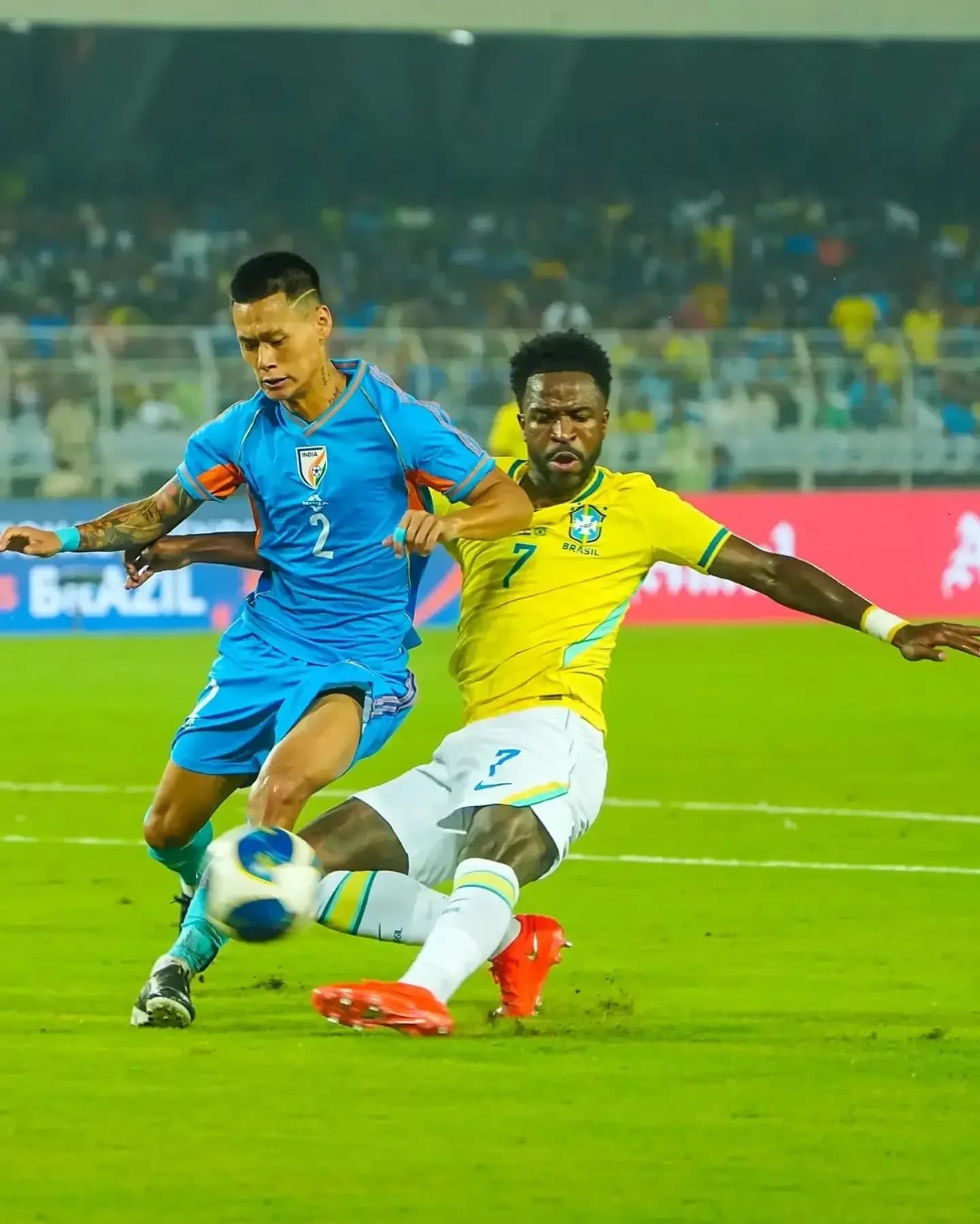 Vinícius Júnior yongeye kwibazwaho nyuma y’umukino Brazil yakinnye na India