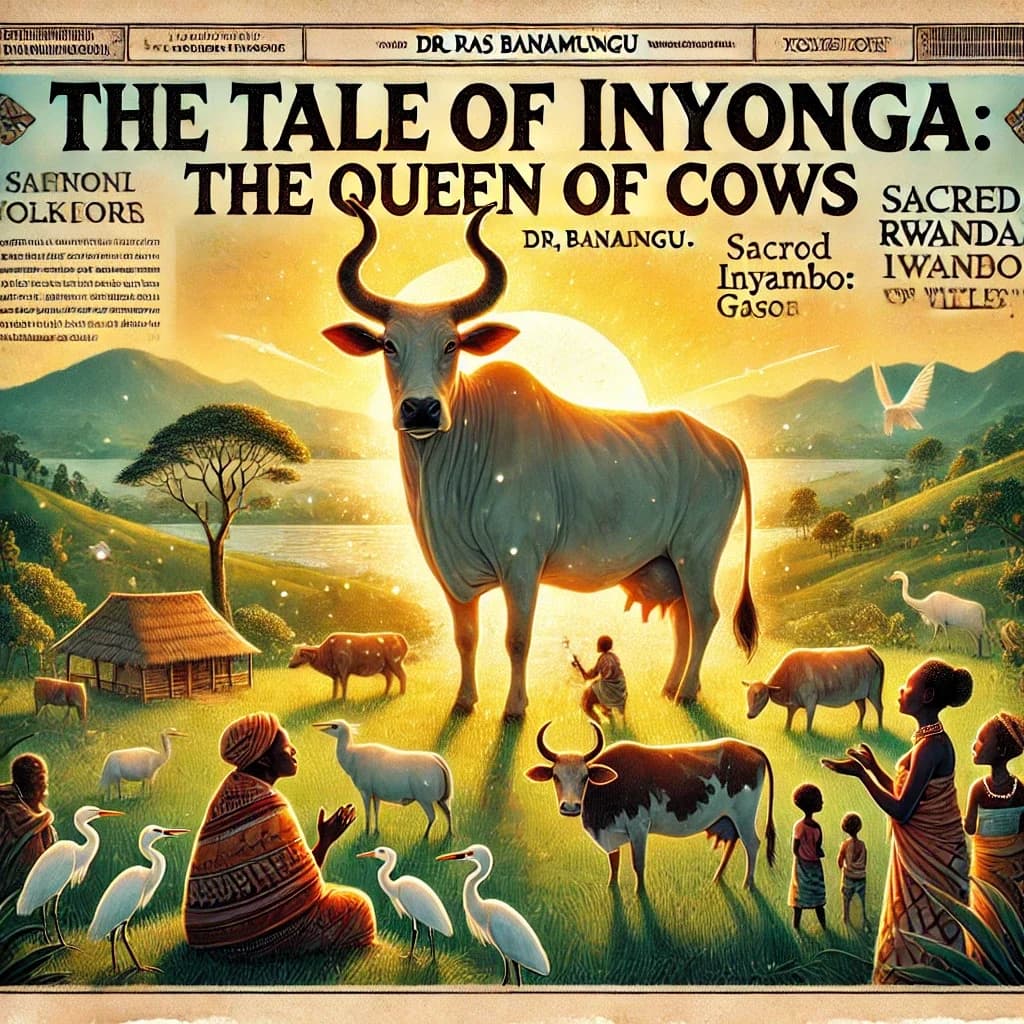 "The Tale of Inyonga: The Queen of Cows" A Majestic Folk Story by Dr. Ras Banamungu Unveiling the Heartbeat of Tradition