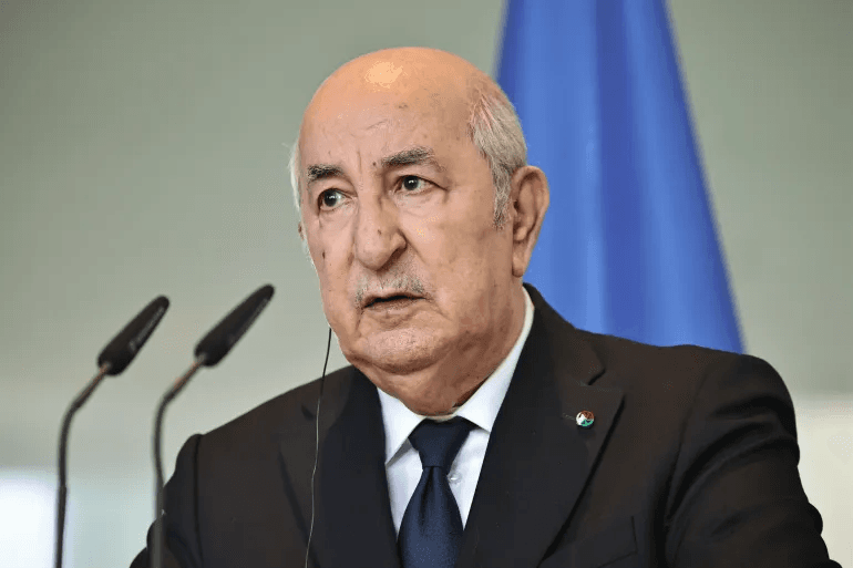 Algerian President Abdelmadjid Tebboune amid strengthening military and diplomatic ties between Algeria and Niger, as both countries deepen cooperation on regional security.